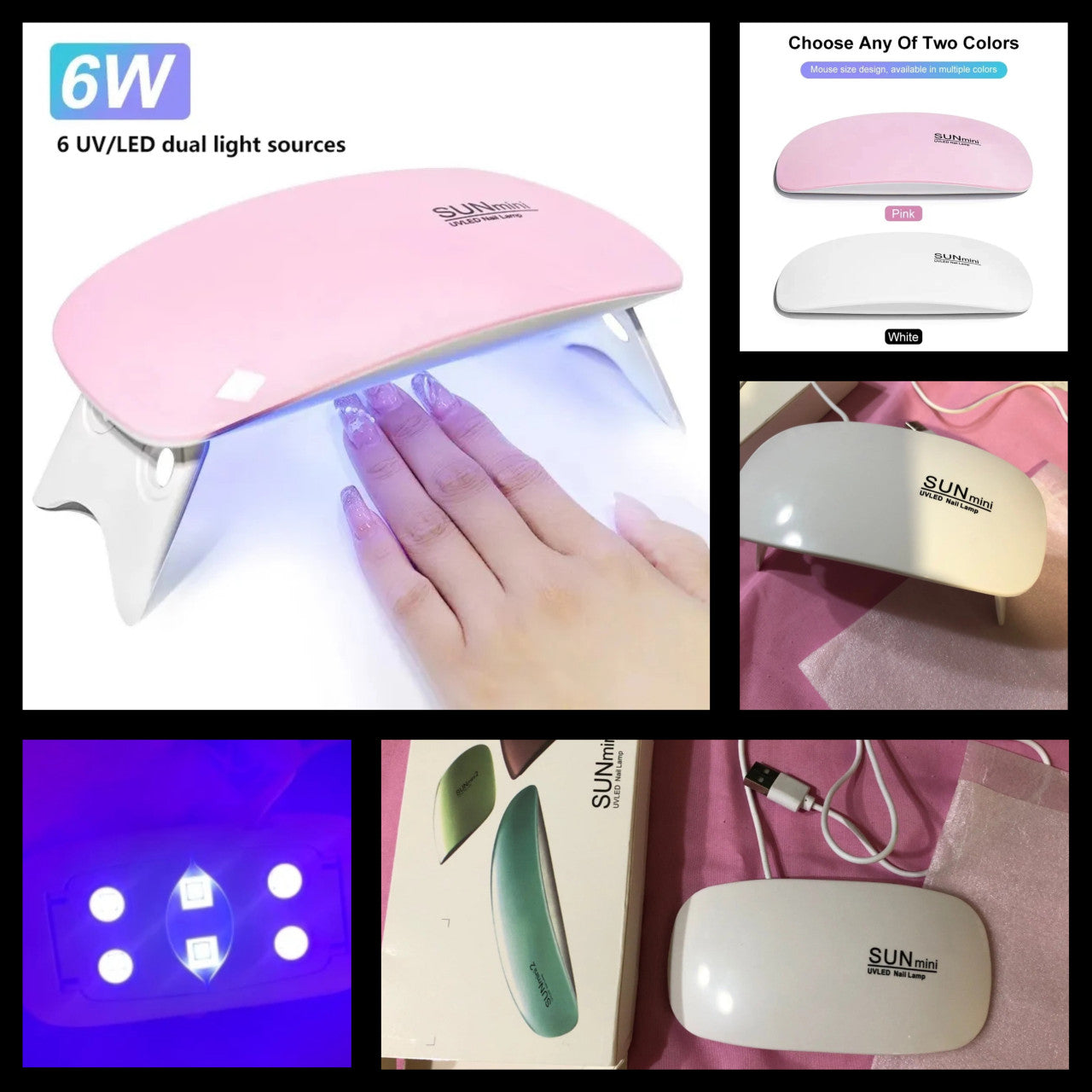 UV LED LAMPA NA NOKTE Mini uv led lampa