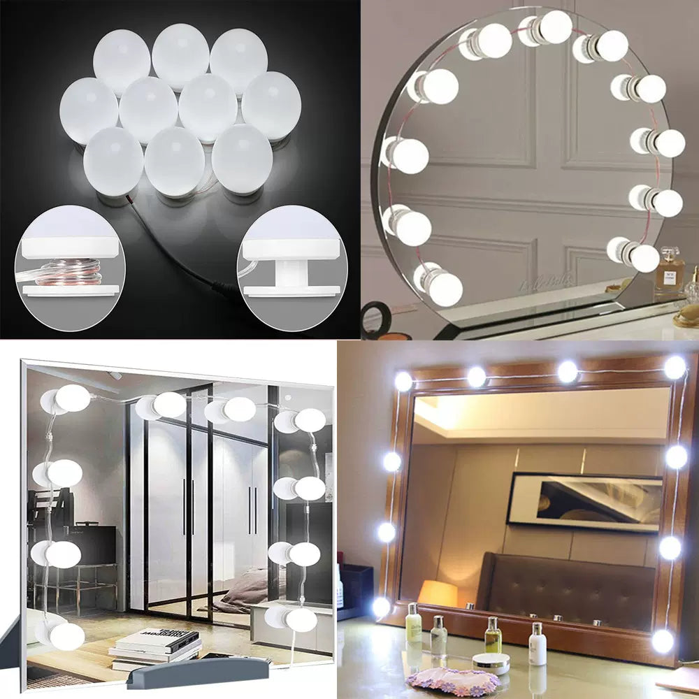 Led sijalice za ogledalo 10 komada samoljepljive