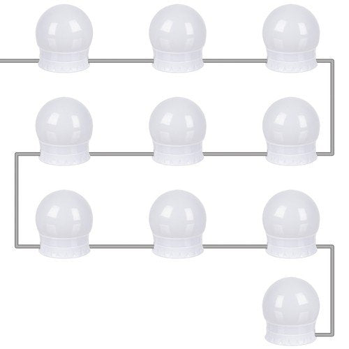 Led sijalice za ogledalo 10 komada samoljepljive