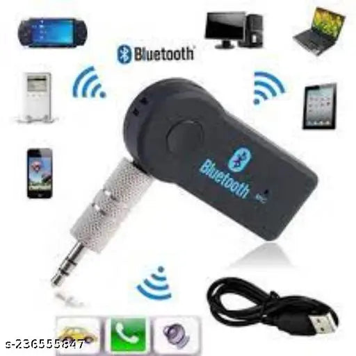 Bluetooth Auto Adapter Aux Blutu Blutut fm transmiter