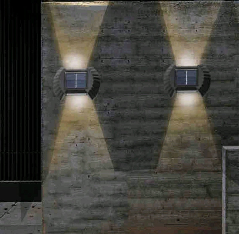 4x Led solarne Zidne lampe za zid van, unutra