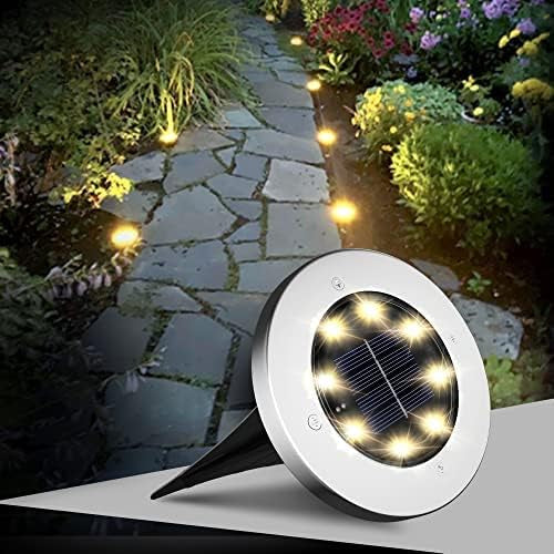 8xLED SOLARNE Svjetiljke DVORIŠTE PODNE rasvjeta