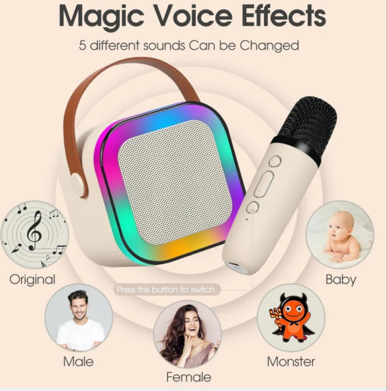 BT KARAOKE SET S 2 BEŽIČNA MIKROFONA BLUETOOTH ZVUČNIK