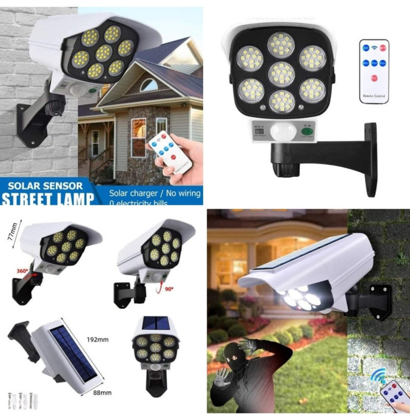 Lažna kamera SOLARNI LED REFLEKTOR, SENZOR pokreta