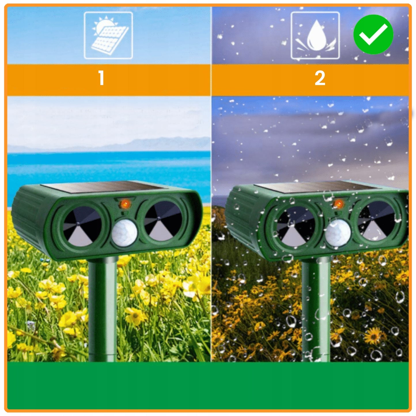 Solarni Rastjerivac štetočina krtica, zmija, miseva