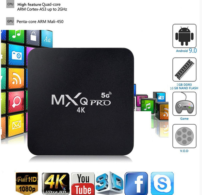 ANDROID BOX TV SMART 16 GB RAM BOKS KODI IP IPTV RESIVER EON