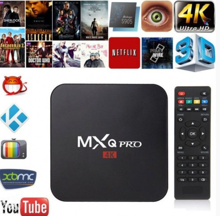 ANDROID BOX TV SMART 16 GB RAM BOKS KODI IP IPTV RESIVER EON
