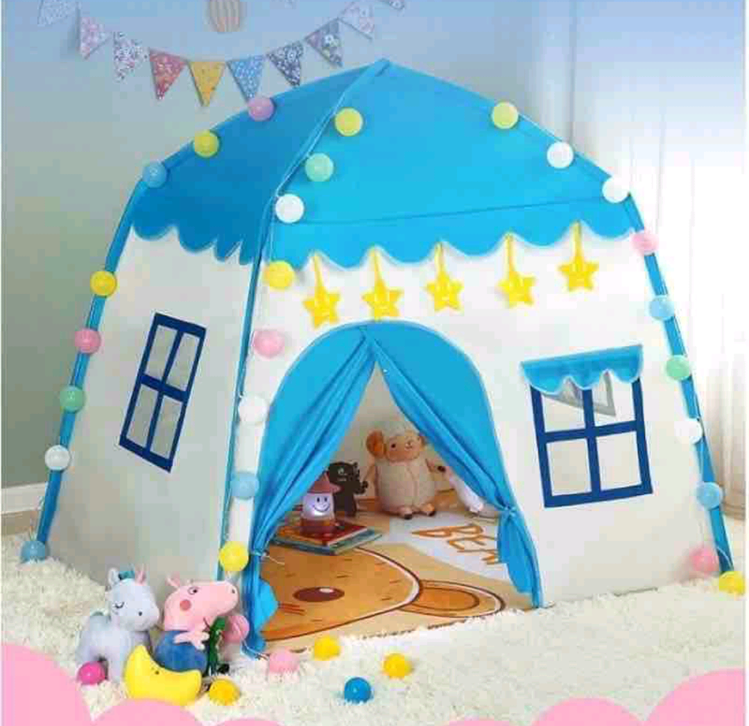 Šator dječiji dvorac 100x130x130 ROZA/PLAVI