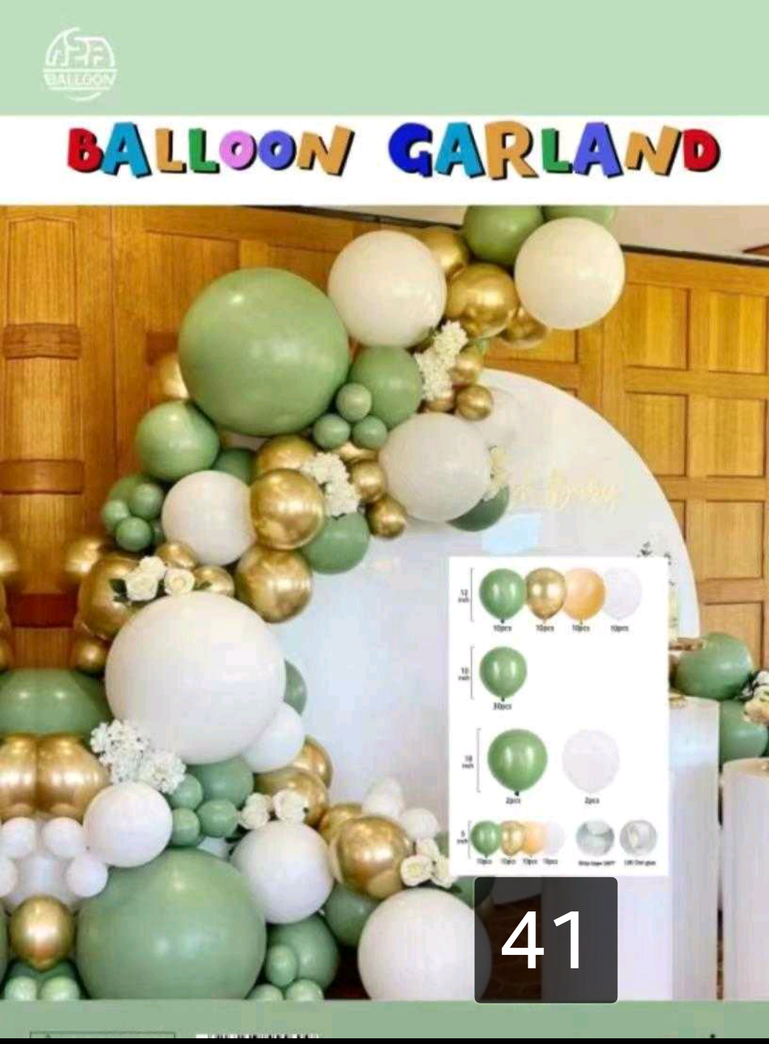 Komplet balona BALONI