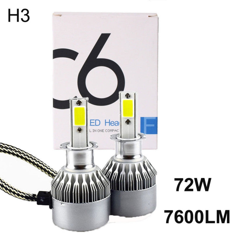 H3 C6 led H3 sijalice za auto bijele sijalice 12V