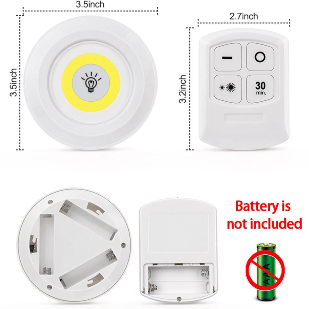 3 led bežične sijalice na daljinski