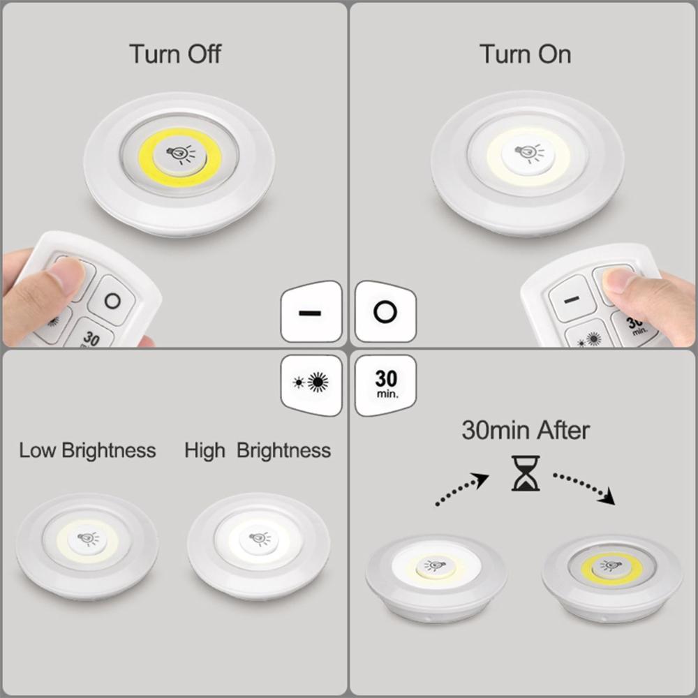 3 led bežične sijalice na daljinski